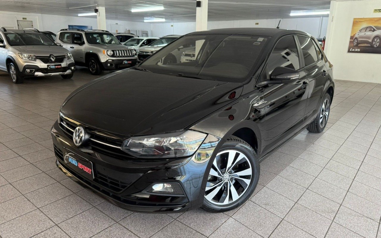 Volkswagen Polo Comfort. 200 TSI 1.0 Flex 12V Aut. na cor Preto no Novo Hamburgo / RS - 976156