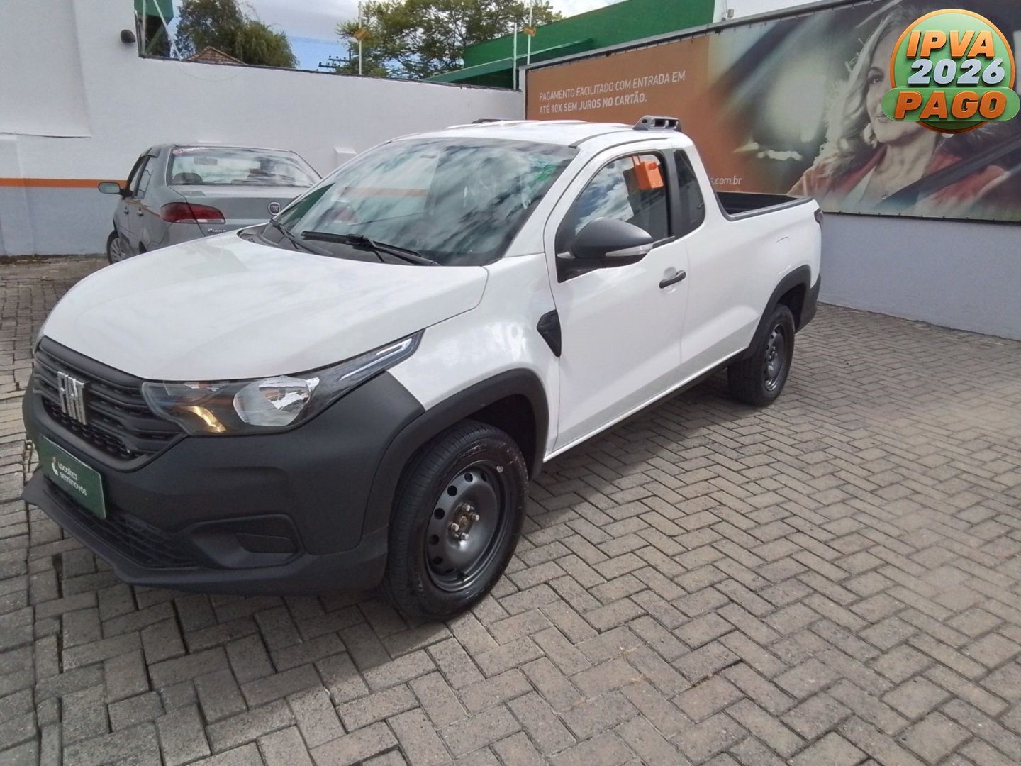 Fiat Strada 1.3 mpi Fire 8V 67cv CS na cor Branco no Canoas / RS - 976633