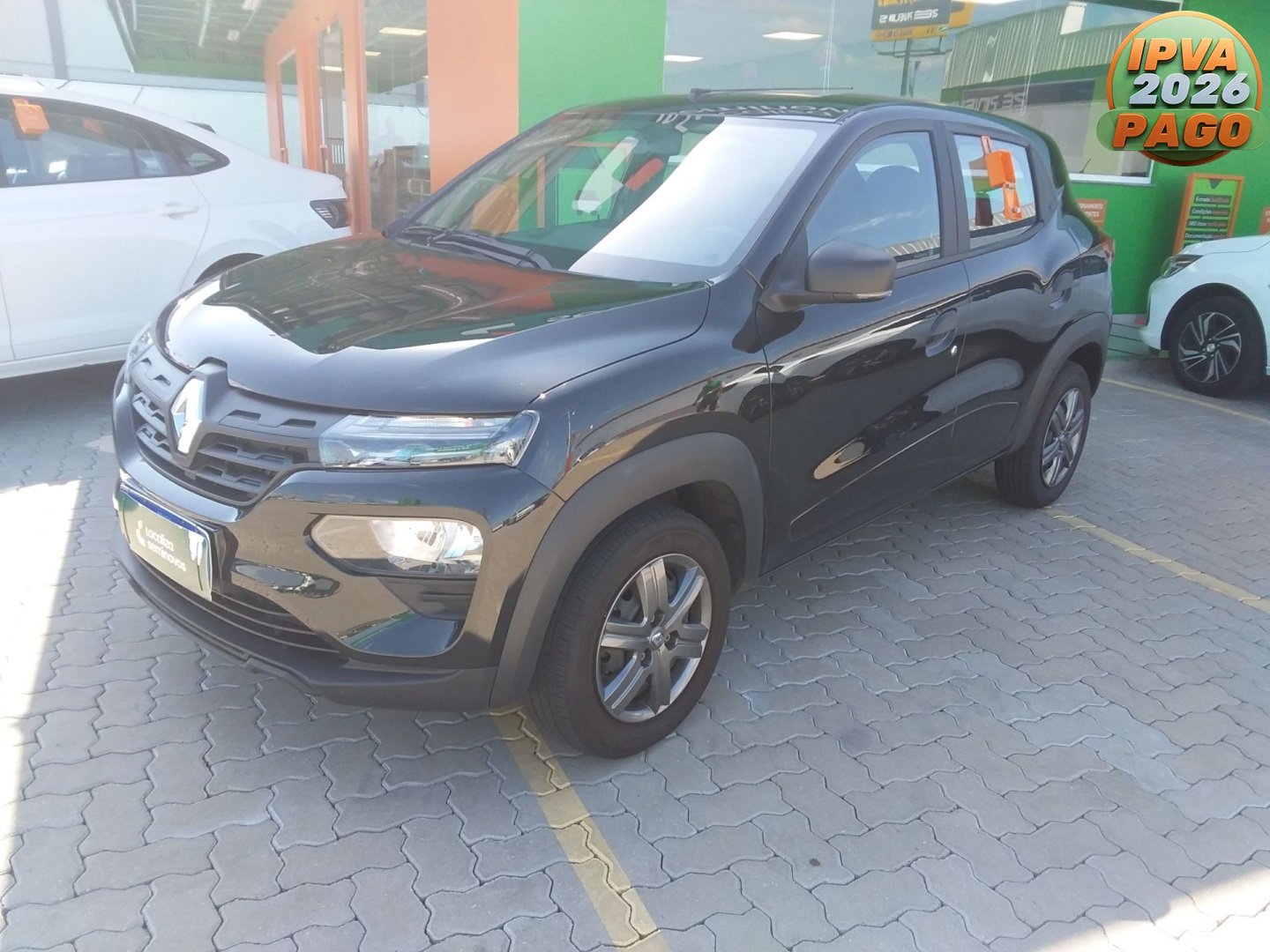 Renault Kwid Zen 1.0 Flex 12V 5p Mec. na cor Preto no Santa Cruz do Sul / RS - 976671