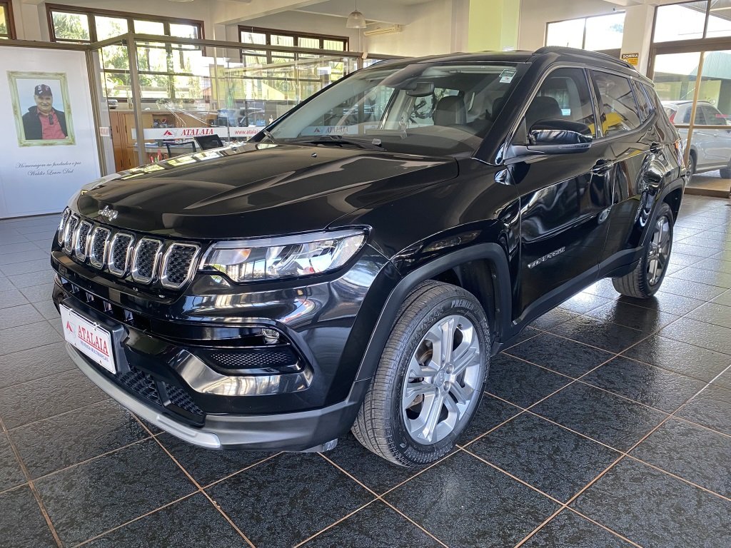 Jeep Compass LONG. T270 1.3 TB 4x2 Flex Aut. na cor Preto em Toledo / PR - 977962