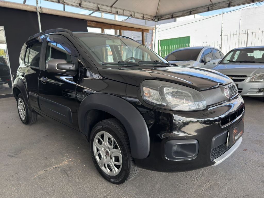 Fiat Uno WAY Celeb. 1.0 EVO Fire Flex 8V 5p na cor Preto em Palhoça / SC - 978122