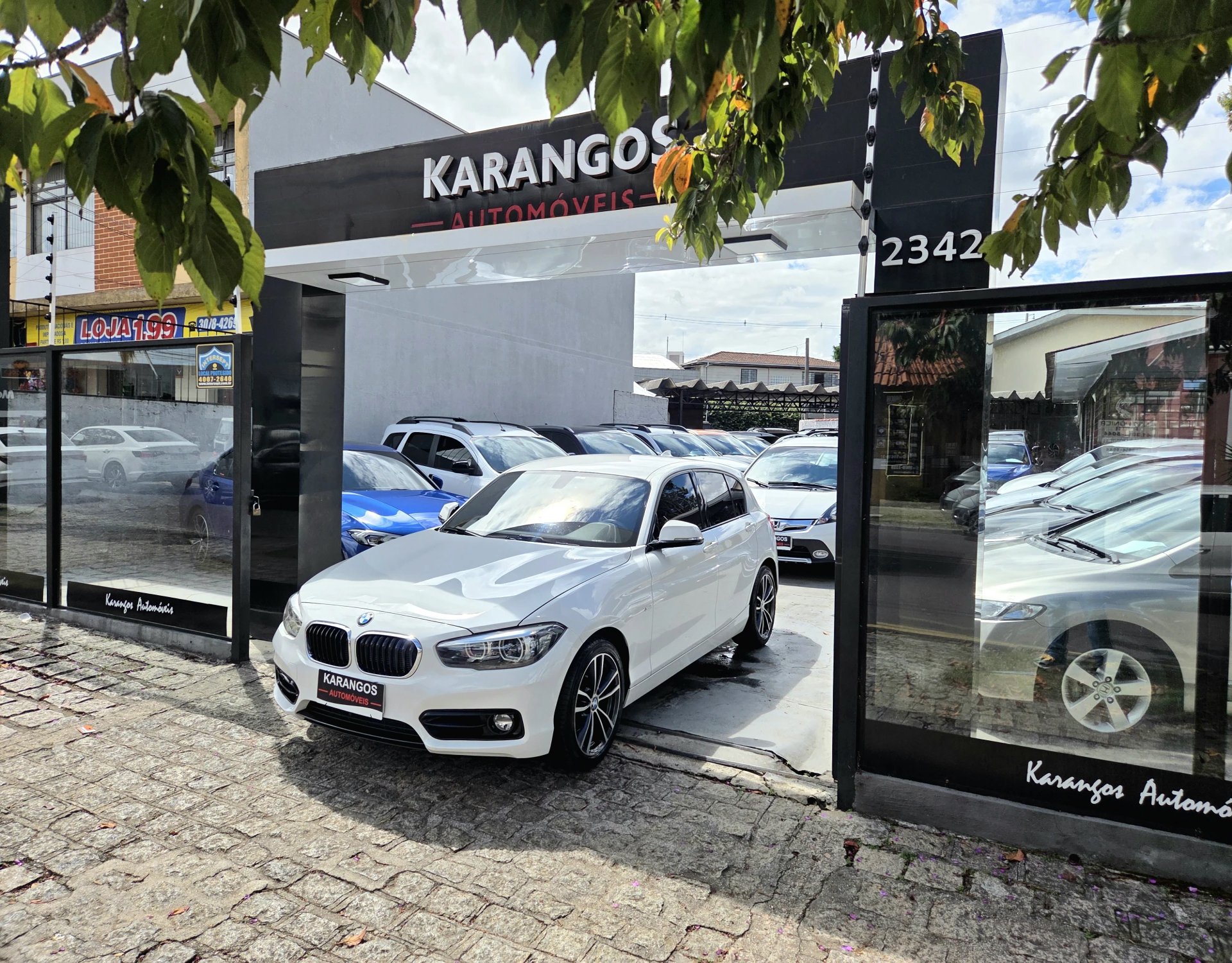 BMW 120i Sport 2.0/ActiveFlex 16V Aut. na cor Branco em Curitiba / PR - 978123