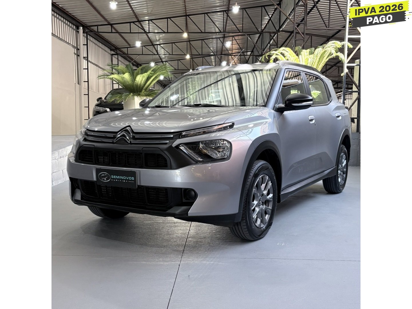 Citroën C3 Aircross Feel 1.0 Flex Turbo 200 Aut. na cor Cinza em Curitiba / PR - 978378