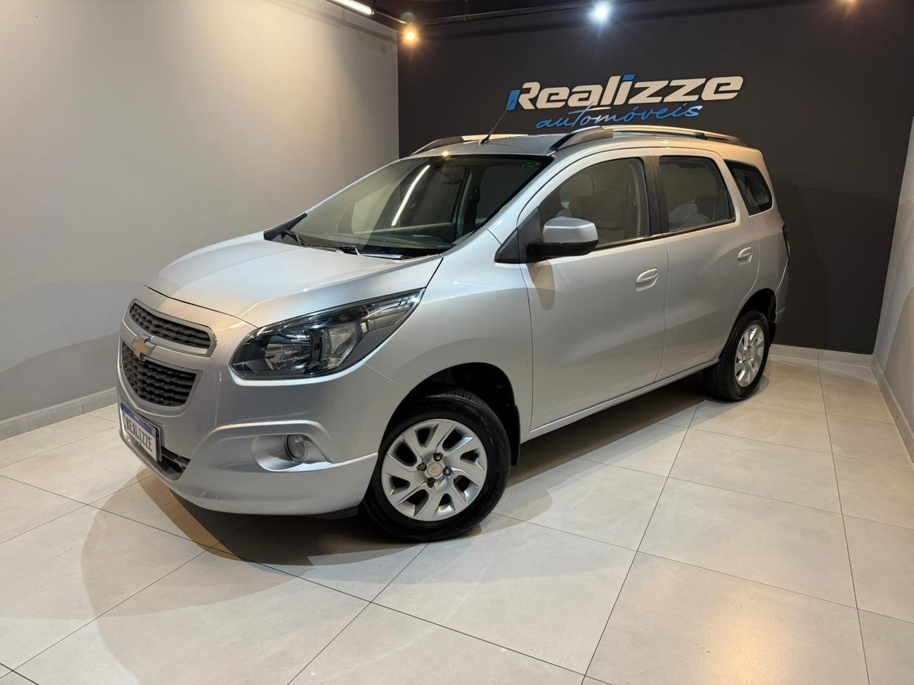 Chevrolet Spin LTZ 1.8 8V Econo.Flex 5p Aut. na cor Prata em Joinville / SC - 978432