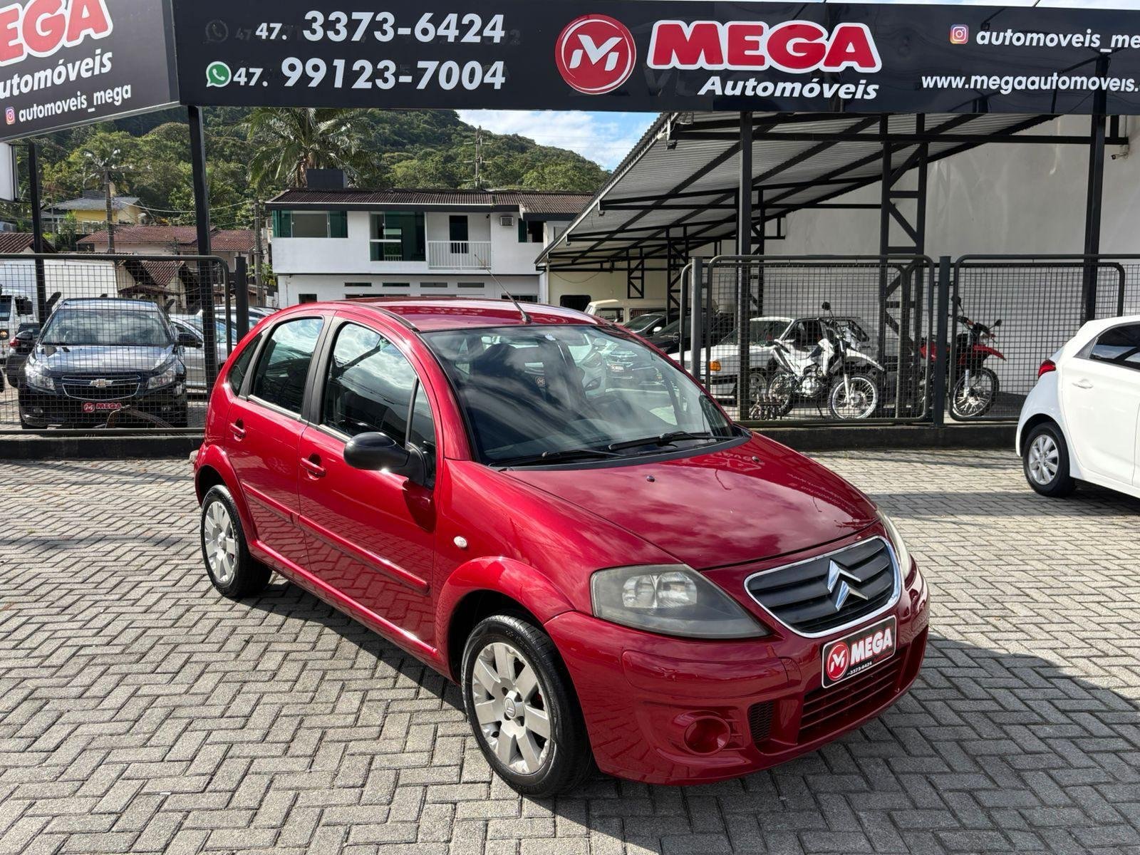 Citroën C3 GLX 1.4/ GLX Sonora 1.4 Flex 8V 5p na cor Vermelho em Guaramirim / SC - 978527
