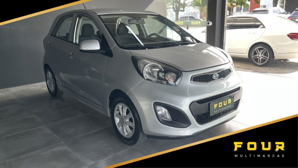 Kia Picanto EX 1.1/1.0/ 1.0 Flex Mec. na cor Prata em Florianópolis / SC - 978528
