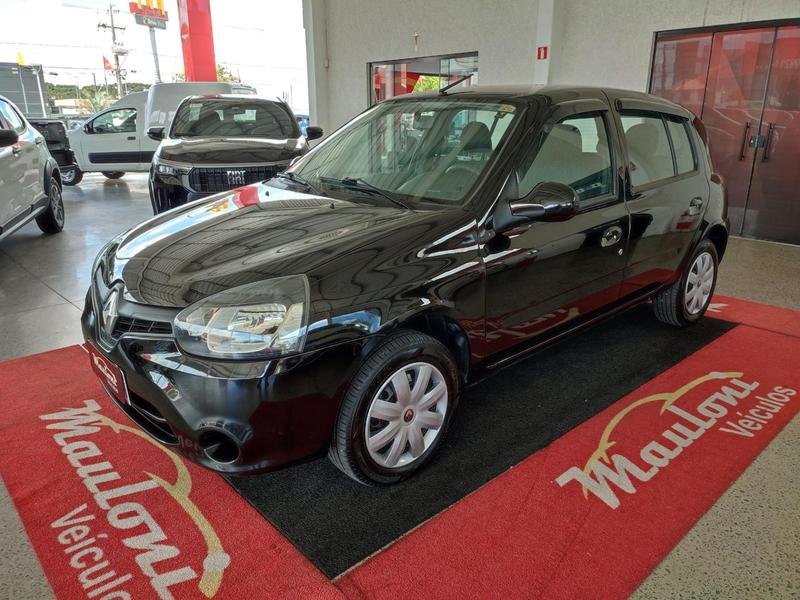 Renault Clio Expression 1.0/1.0 Hi-Power 16V 3p na cor Preto em São José dos Pinhais / PR - 979403