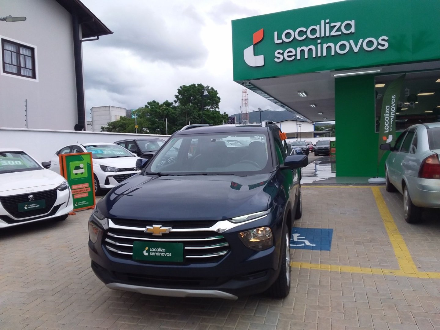 Chevrolet Montana LTZ 1.2 Turbo Flex 12V 4p Aut. na cor Azul em Palhoça / SC - 979570