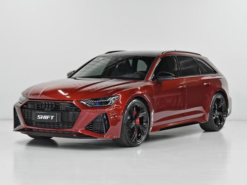 Audi RS6 4.0 Avant.Perf TFSI Quat.Tip.(Hib) na cor Vermelho em Curitiba / PR - 979649