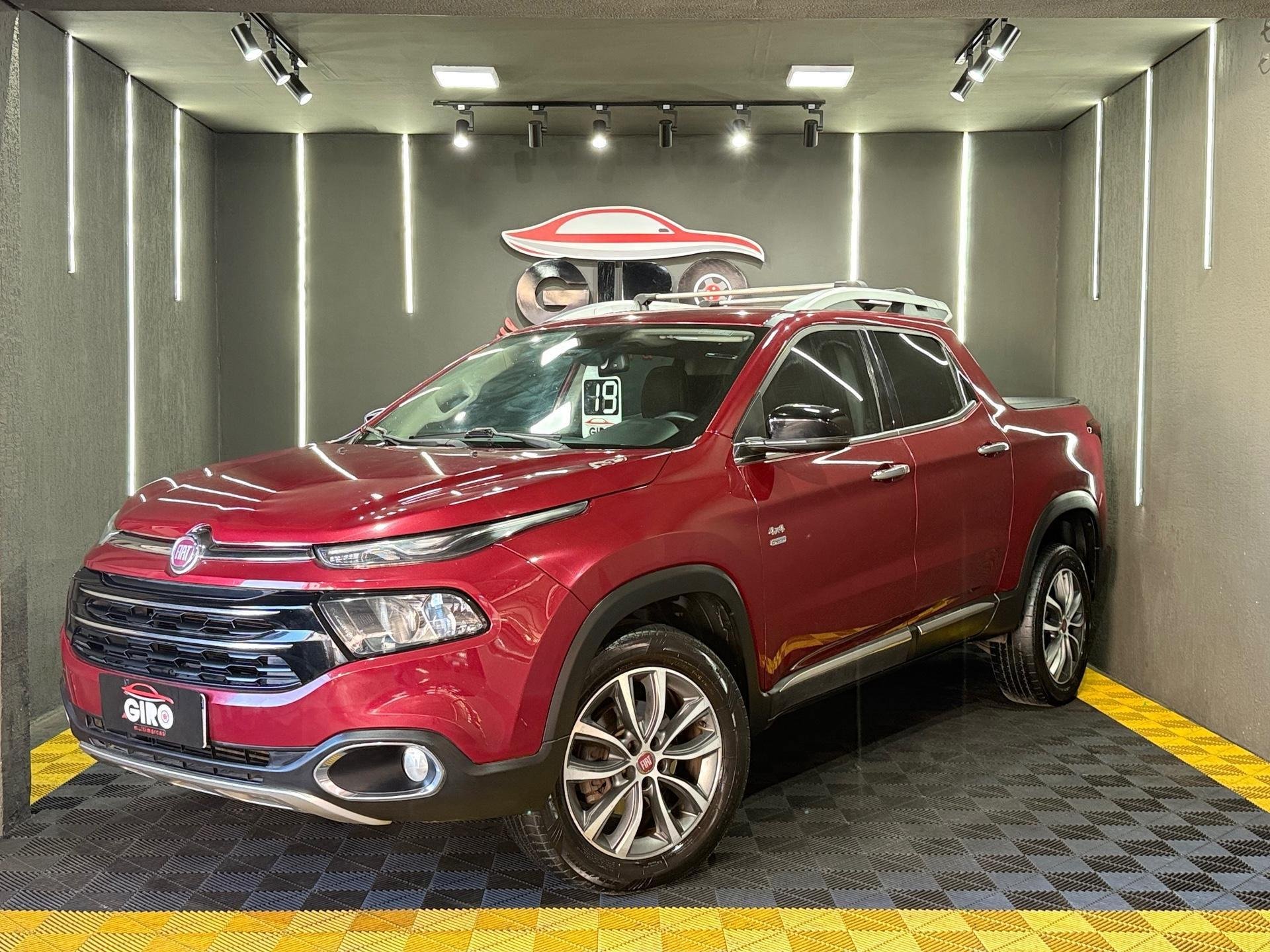 Fiat Toro Volcano 2.0 16V 4x4 TB Diesel Aut. na cor Vermelho no Alvorada / RS - 979726