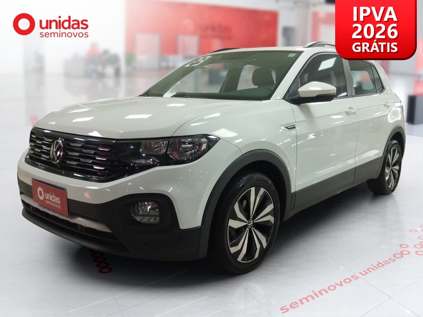 Volkswagen T-Cross Comfor. 200 TSI 1.0 Flex 5p Aut. na cor Branco no Canoas / RS - 979865