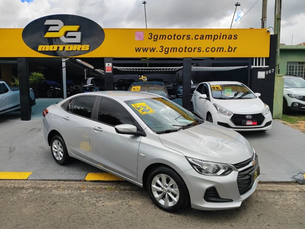 Chevrolet Onix SEDAN Plus LT 1.0 12V TB Flex Aut. na cor Prata em Campinas / SP - 980082