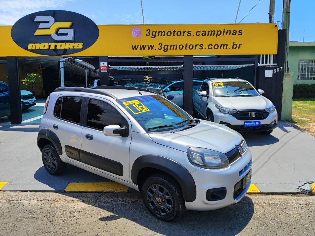 Fiat Uno WAY 1.4 EVO Fire Flex 8V 5p na cor Prata em Campinas / SP - 980121