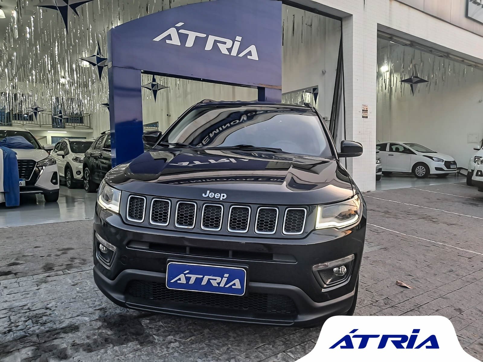 Jeep Compass LONGITUDE 2.0 4x2 Flex 16V Aut. na cor Preto em Campinas / SP - 980325