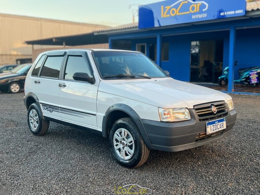 Fiat Uno Mille 1.0/ i.e./Electronic/Brio 2p na cor Branco em Guarapuava / PR - 980346