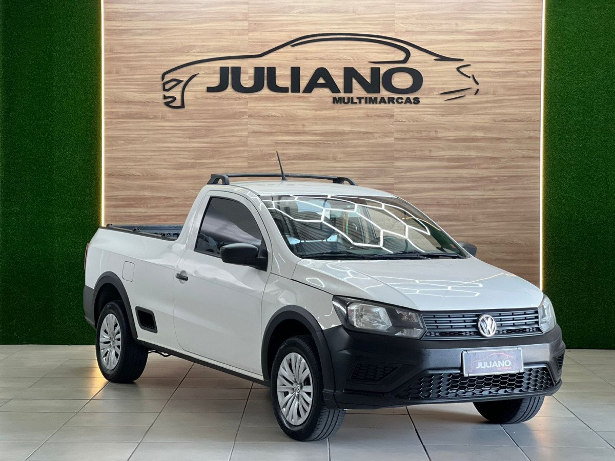 Volkswagen Saveiro Robust 1.6 Total Flex 8V CD na cor Branco no Novo Hamburgo / RS - 980396
