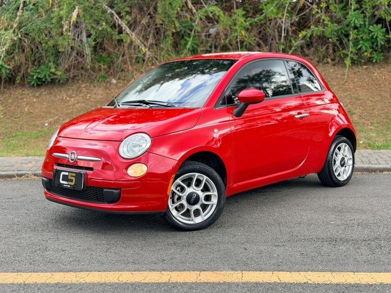 Fiat 500 Cult 1.4 Flex 8V EVO Dualogic na cor Vermelho em Curitiba / PR - 980480