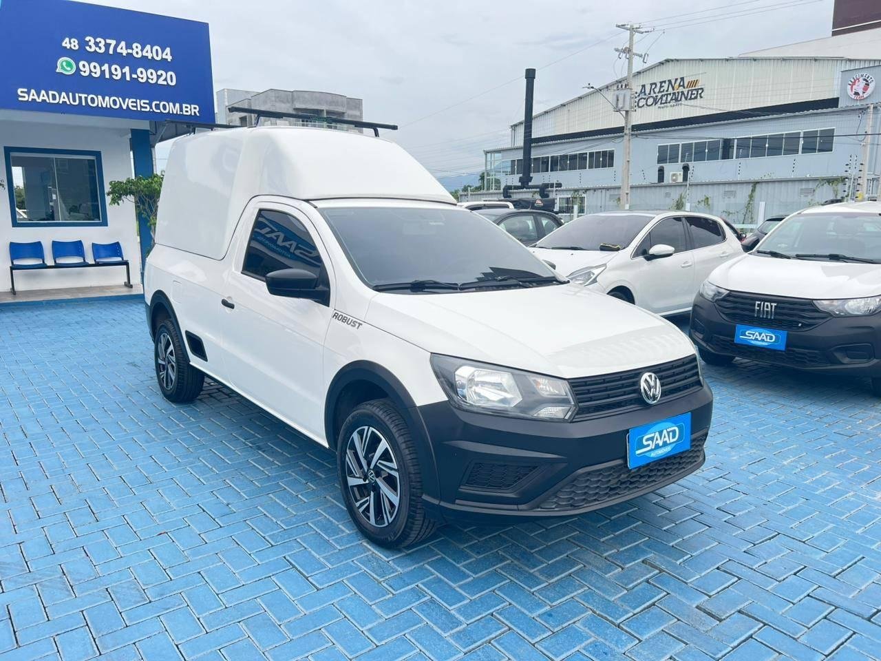 Volkswagen Saveiro Robust 1.6 Total Flex 8V na cor Branco em Palhoça / SC - 981099