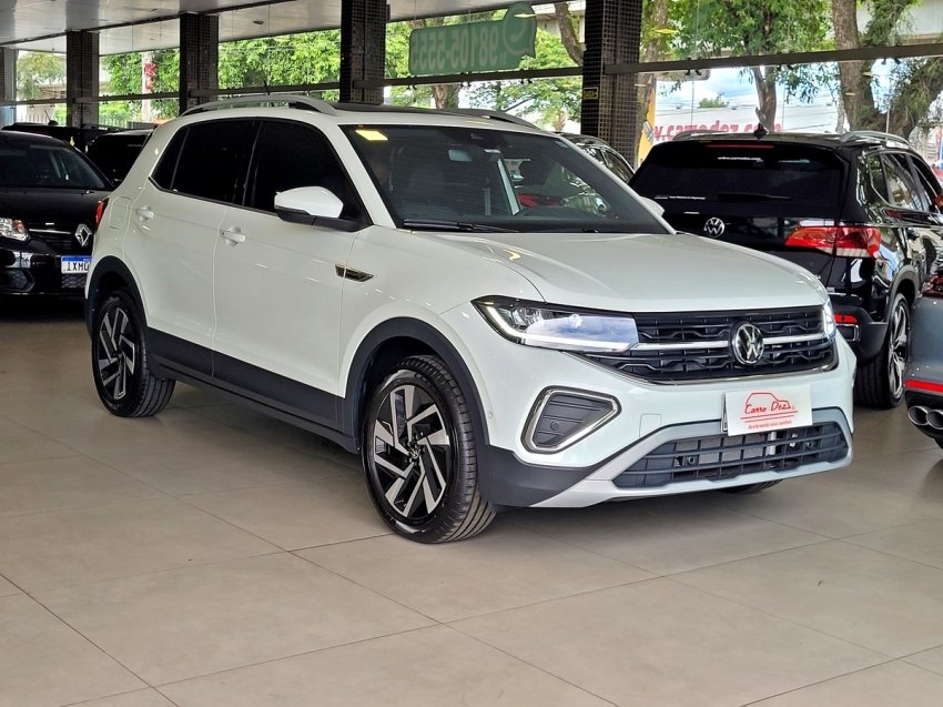 Volkswagen T-Cross Hig. 250 TSI 1.4 Flex 16V 5p Aut na cor Branco no Novo Hamburgo / RS - 981595
