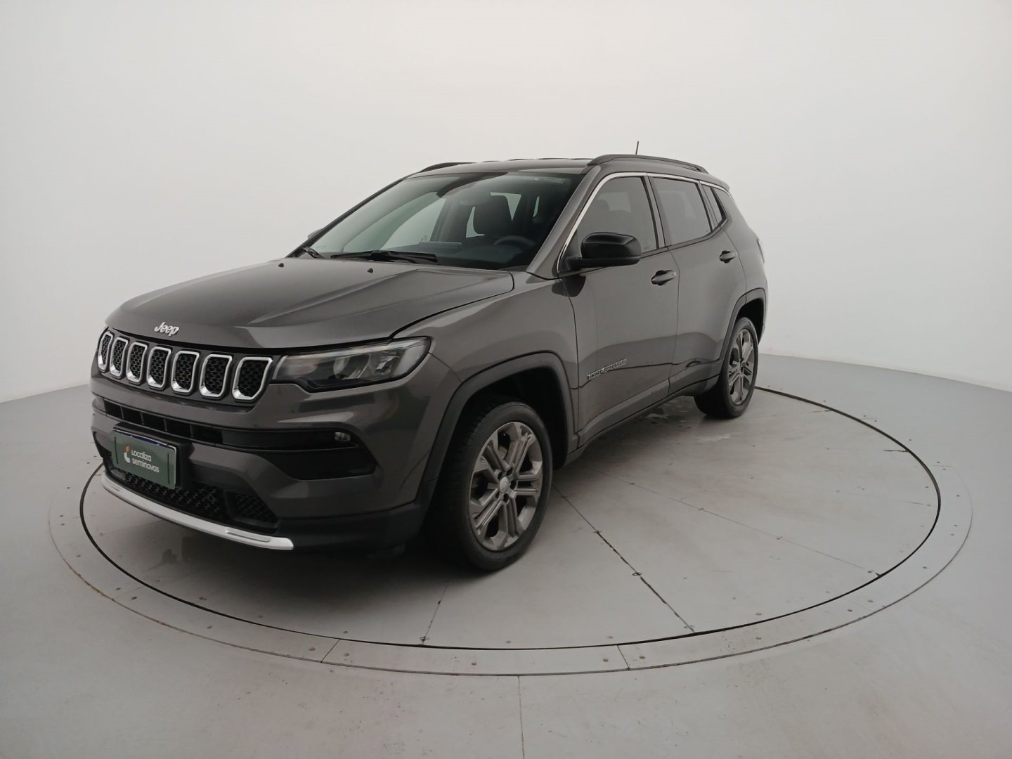Jeep Compass LONG. T270 1.3 TB 4x2 Flex Aut. na cor Cinza em Chapecó / SC - 981719