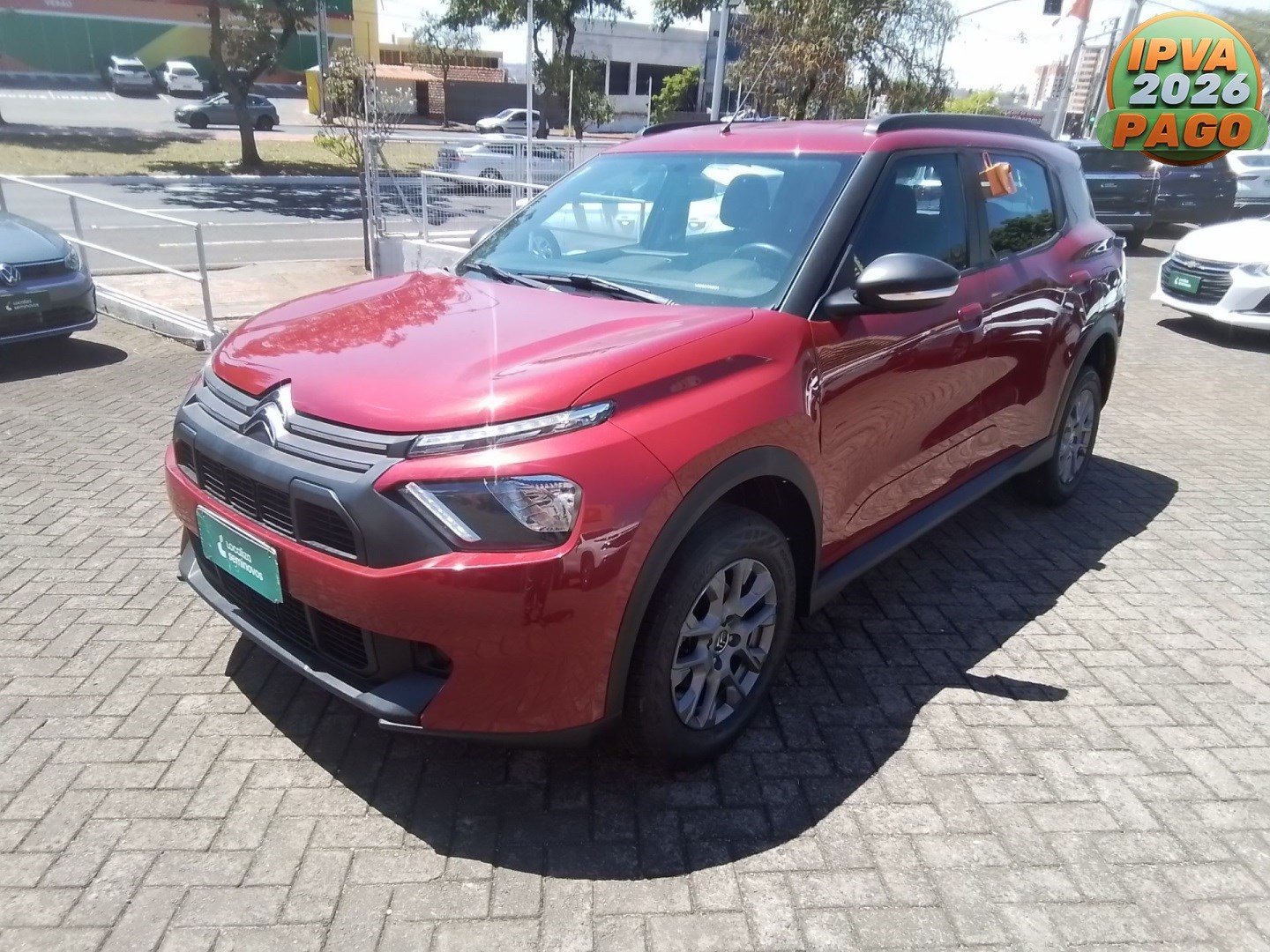 Citroën C3 Aircross F. Pack 1.0 Flex TB 200 Aut. na cor Vermelho em Maringá / PR - 981809