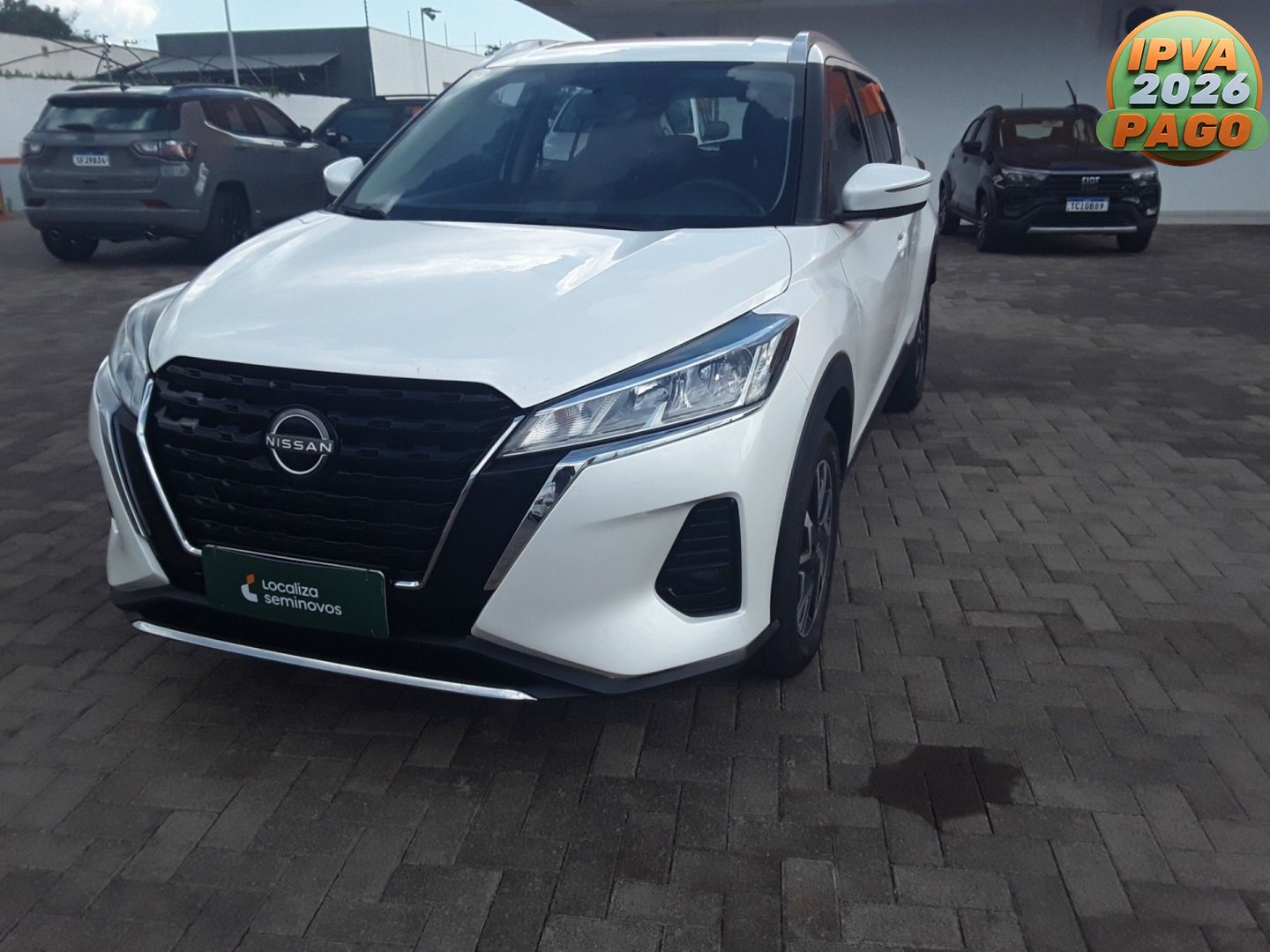 Nissan KICKS Sense 1.6 16V Flex Aut. na cor Branco em Maringá / PR - 982248