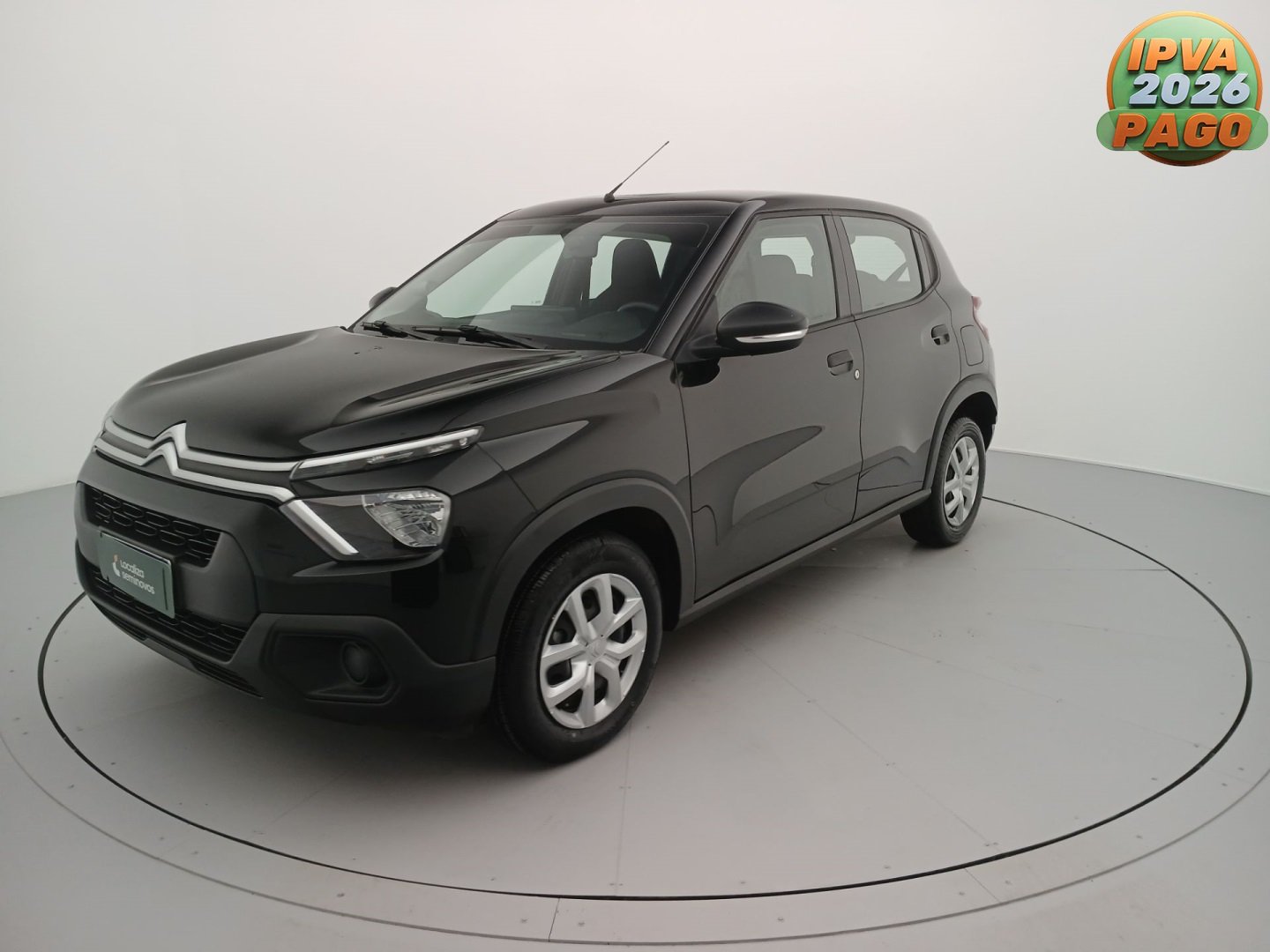 Citroën C3 Live Pack 1.0 Flex 6V 5p Mec. na cor Preto em Maringá / PR - 982314