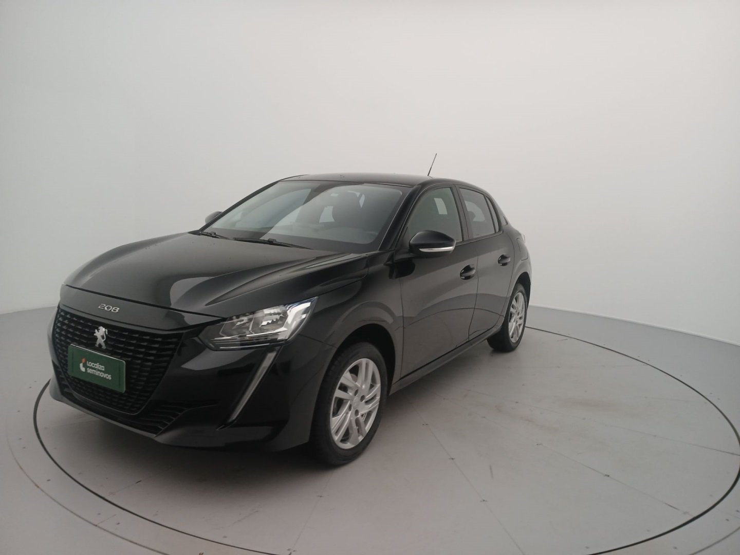 Peugeot 208 Active 1.6 Flex 16V 5p Aut. na cor Preto em Itajaí / SC - 983950