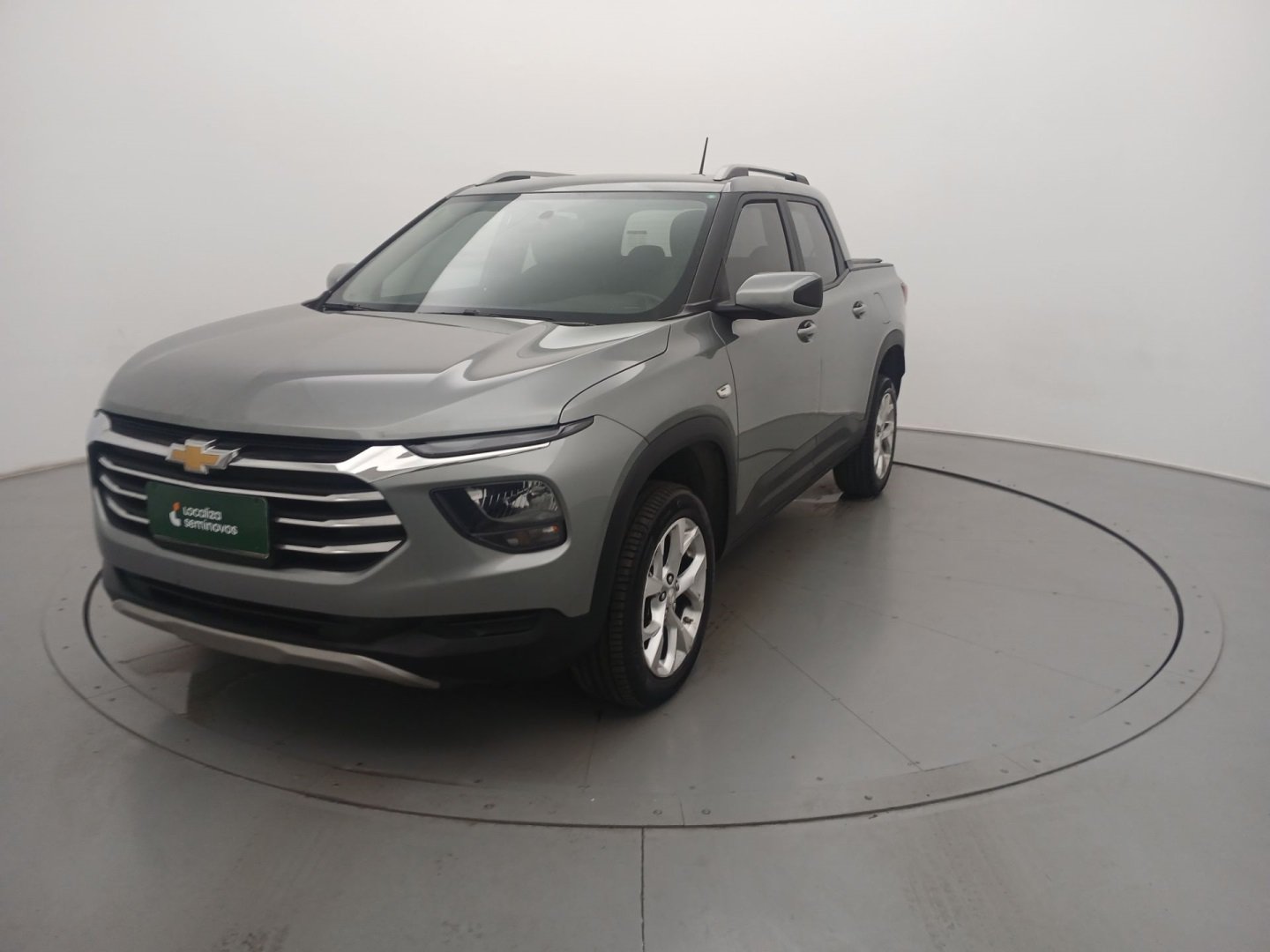 Chevrolet Montana LTZ 1.2 Turbo Flex 12V 4p Aut. na cor Prata em Campinas / SP - 984182
