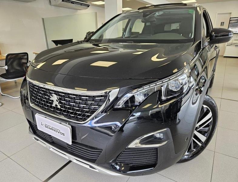 Peugeot 3008 Griffe 1.6 Turbo 16V 5p Aut. na cor Preto em Curitiba / PR - 985281