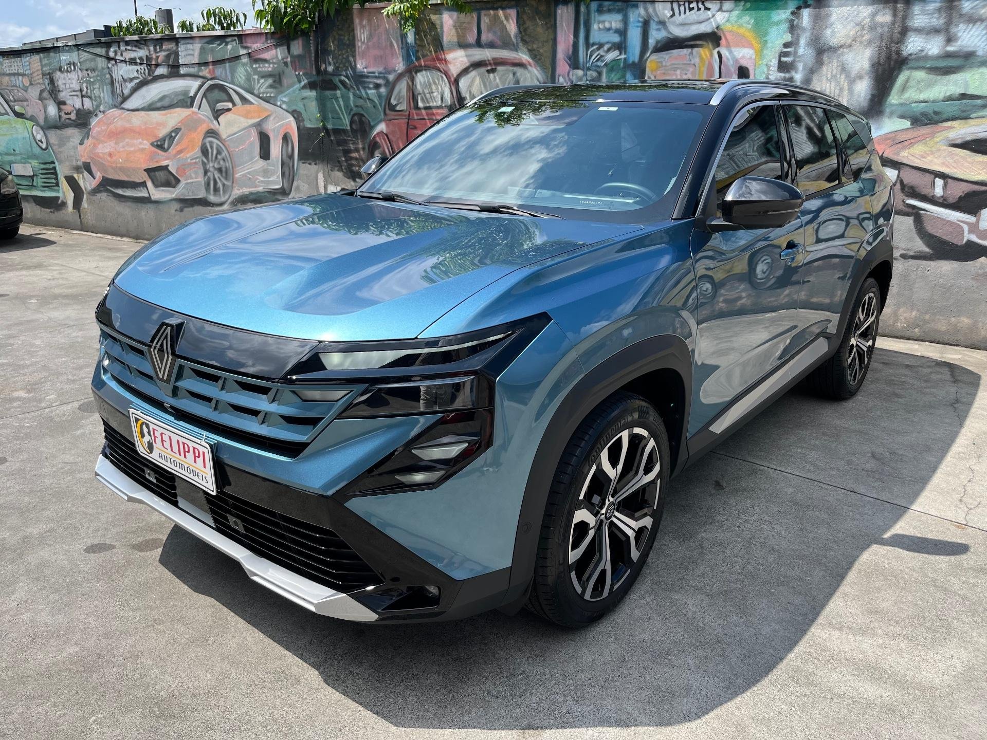 Renault Captur Iconic 1.3 TB 16V Flex 5p Aut. na cor Azul em Joinville / SC - 985334