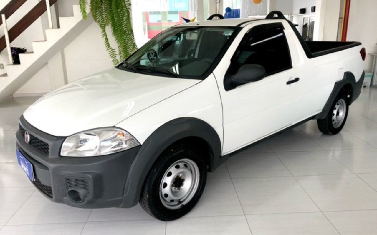 Fiat Strada Working 1.4 mpi Fire Flex 8V CS na cor Branco em Campo Largo / PR - 985429