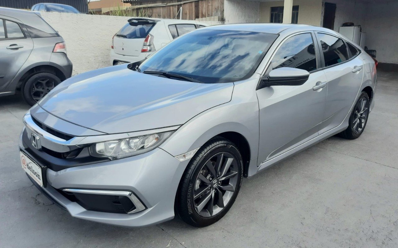Honda Civic Sedan LX 2.0 Flex 16V Aut. 4p na cor Prata em Araucária / PR - 985471
