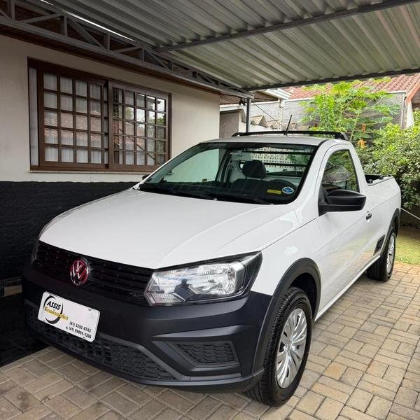 Volkswagen Saveiro Robust 1.6 Total Flex 8V na cor Branco em Campo Largo / PR - 985636