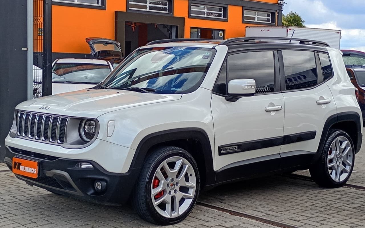 Jeep Renegade Limited 1.8 4x2 Flex 16V Aut. na cor Branco em Curitiba / PR - 986258