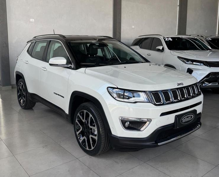 Jeep Compass LONGITUDE 2.0 4x2 Flex 16V Aut. na cor Branco em Maringá / PR - 986294