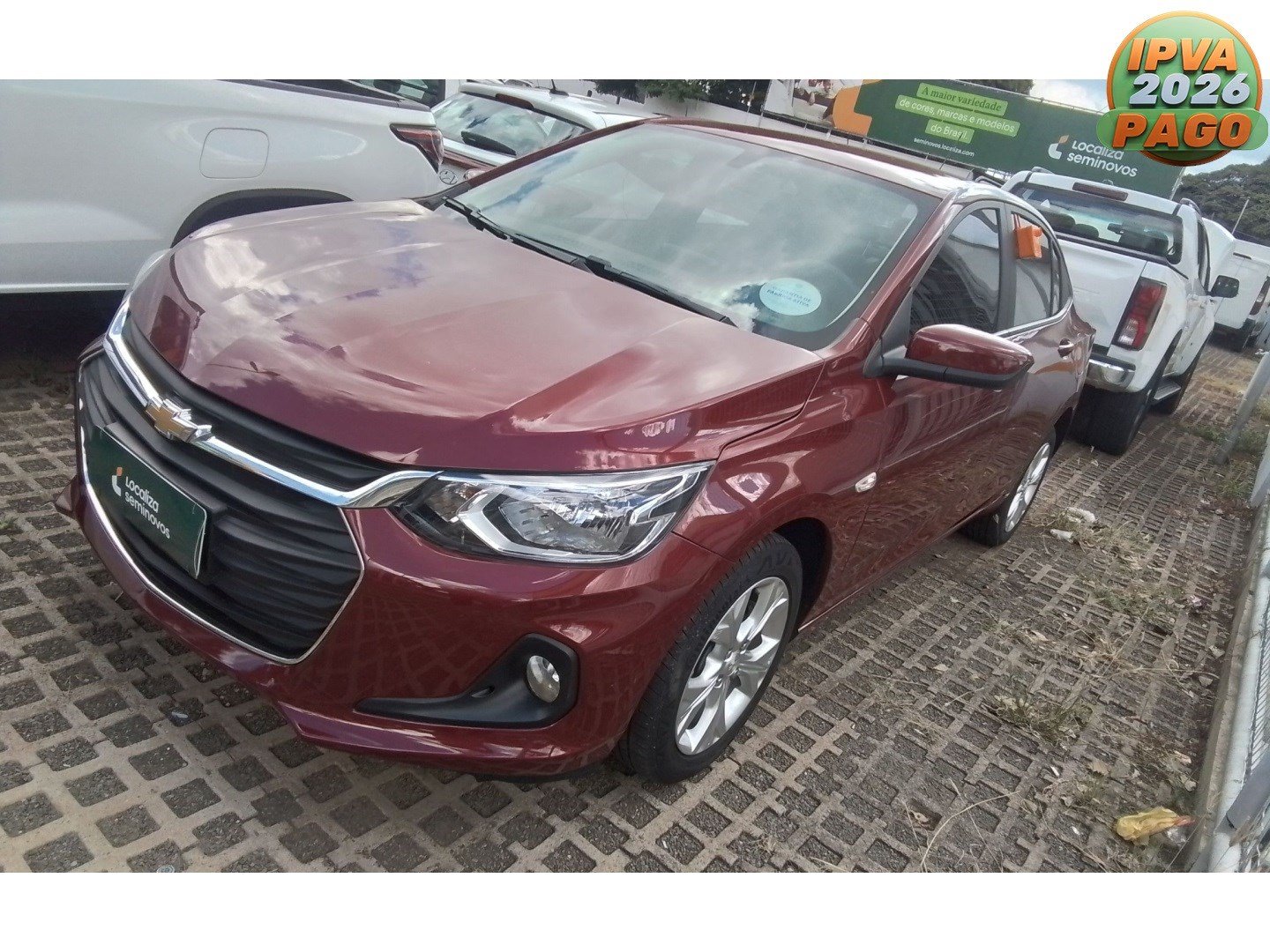 Chevrolet Onix HATCH LTZ 1.0 12V TB Flex 5p Aut. na cor Vermelho em Maringá / PR - 986591
