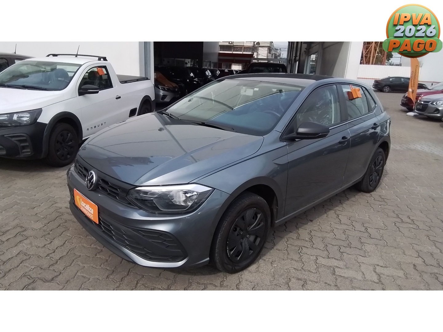 Volkswagen Polo Track Rock in Rio 1.0 Flex 12V 5p na cor Cinza no Pelotas / RS - 986628