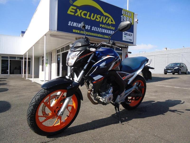 Honda CB 250 TWISTER/FLEXONE  na cor Azul em Curitiba / PR - 986971