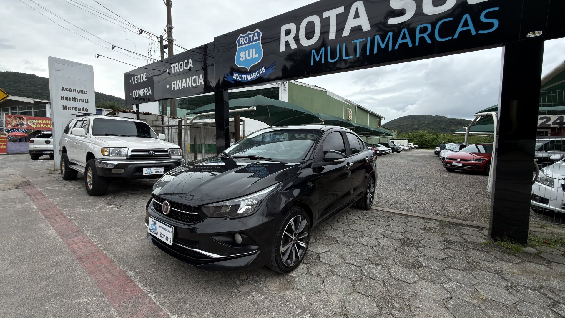 Fiat Cronos PRECISION 1.8 16V Flex Aut. na cor Preto em Florianópolis / SC - 987196