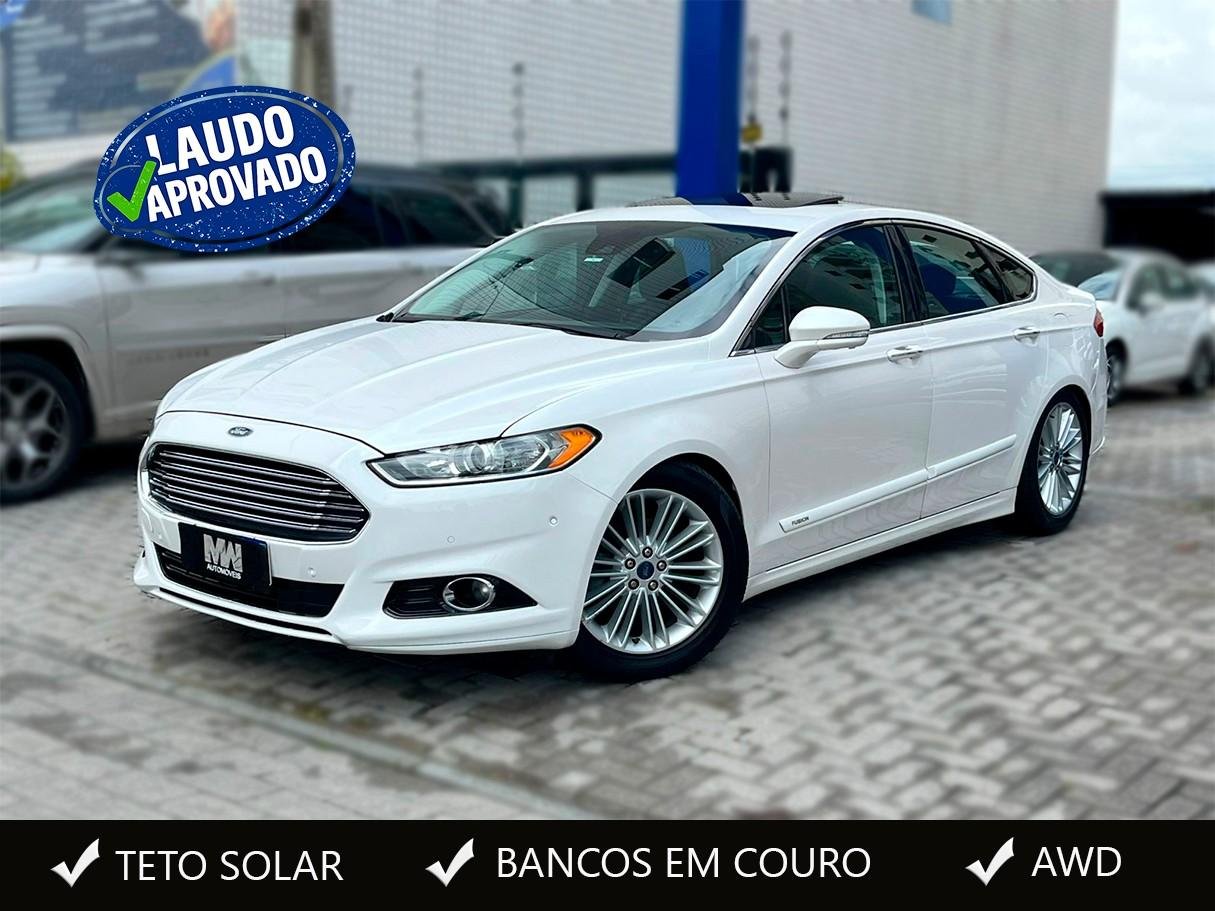 Ford Fusion Titanium 2.0 GTDI Eco. Awd Aut. na cor Branco em Palhoça / SC - 987489