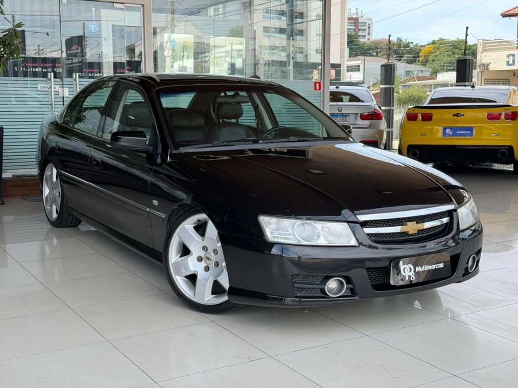 Chevrolet Omega CD/ FITTIPALDI 3.6 V6 24V 4p na cor Preto em Florianópolis / SC - 987941