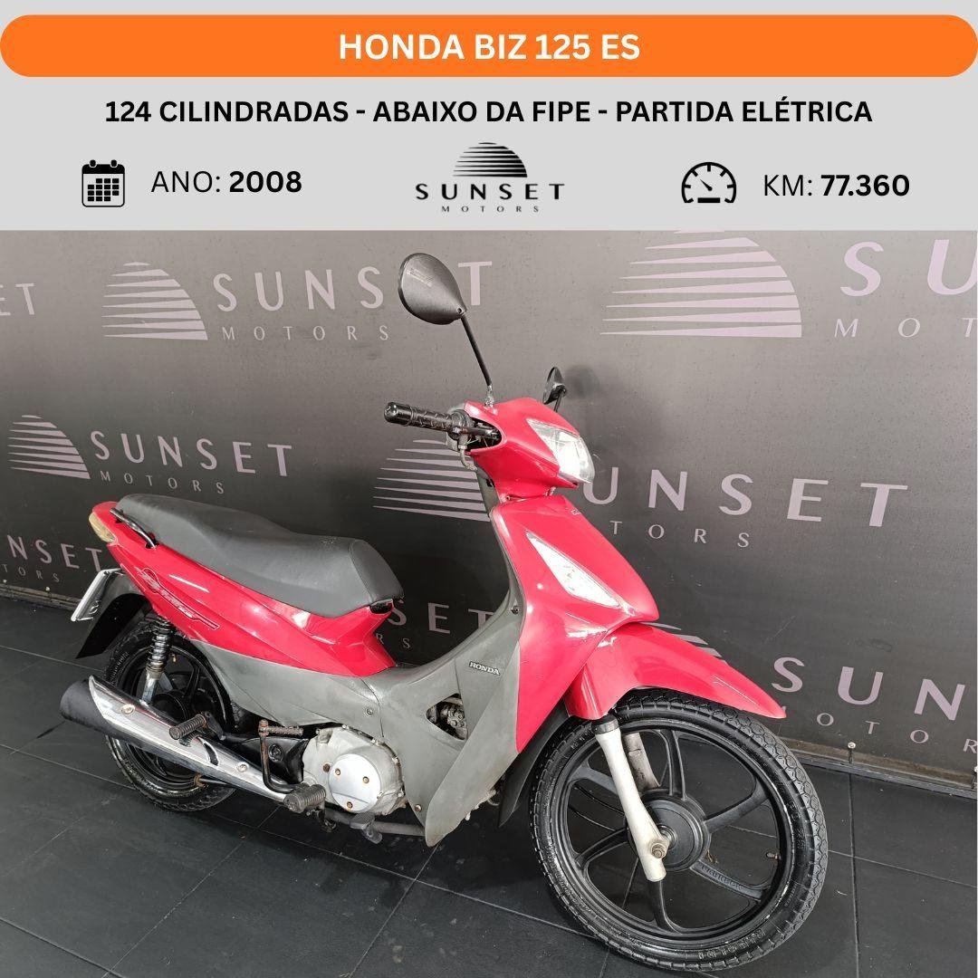 Honda BIZ 125 ES/ 125 ES FLEX  na cor Vermelho em Itajaí / SC - 989390