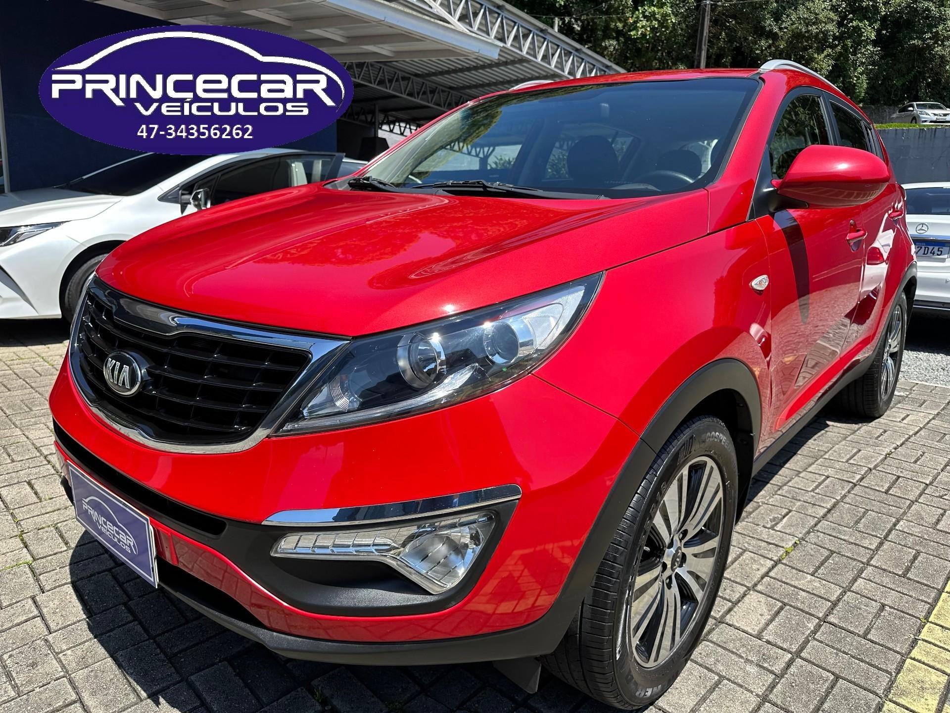 Kia Sportage LX 2.0 16V/ 2.0 16V Flex Aut. na cor Vermelho em Joinville / SC - 989798