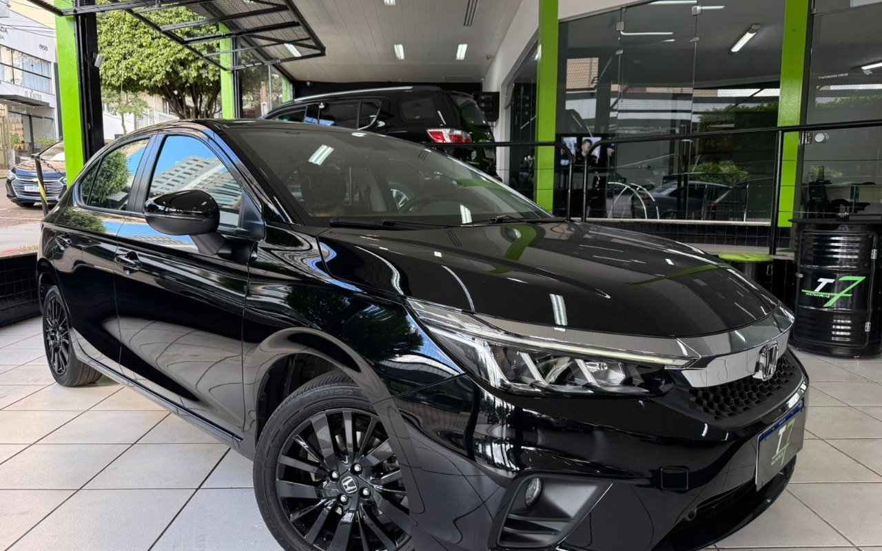 Honda City Hatchback EXL 1.5 Flex 16V Aut. na cor Preto em Londrina / PR - 990788