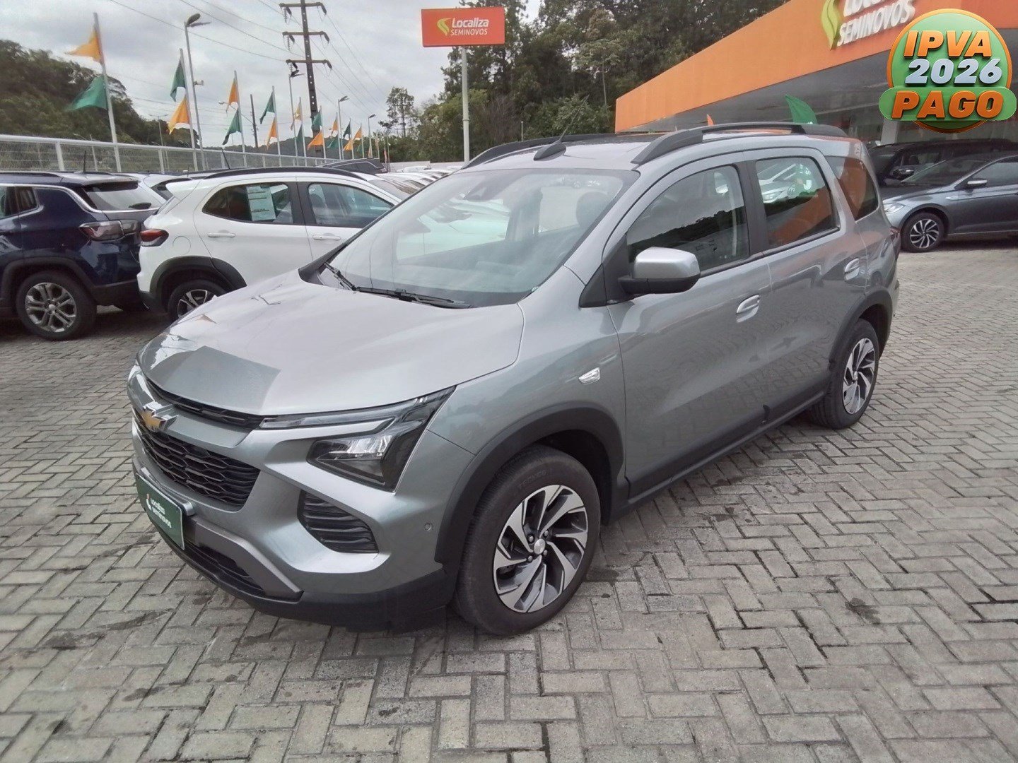 Chevrolet Spin PREMIER 1.8 8V Econo.Flex 5p Aut. na cor Prata em Joinville / SC - 991824