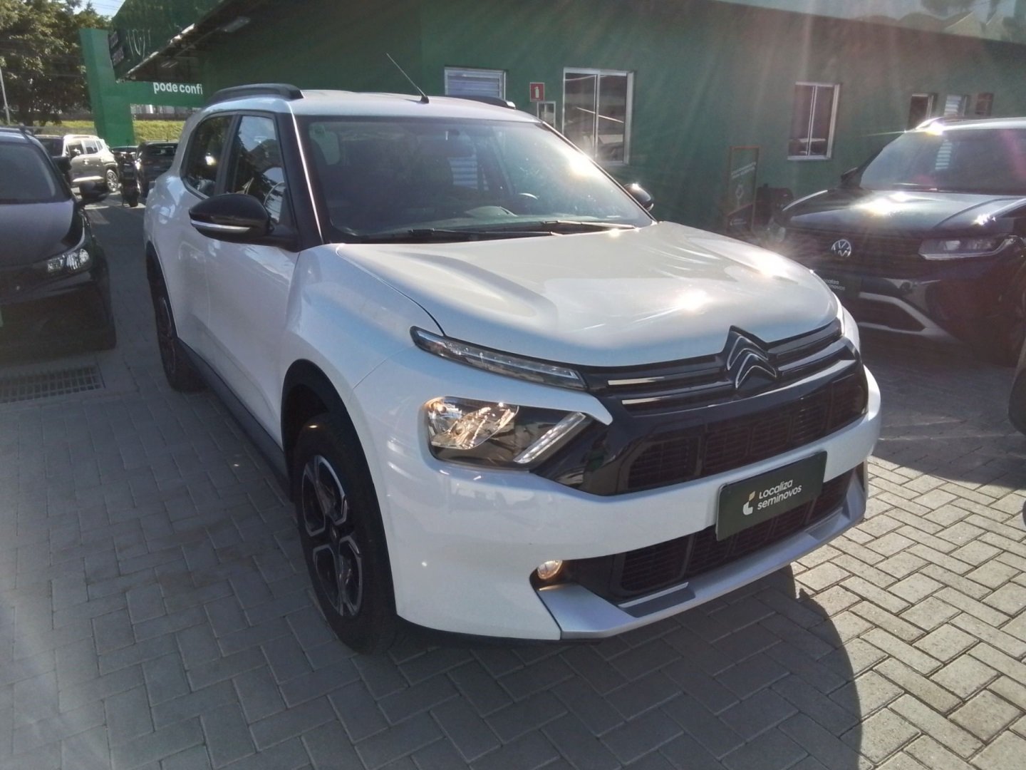 Citroën C3 Aircross Shine 1.0 Flex TB 200 Aut. na cor Branco em Blumenau / SC - 991886