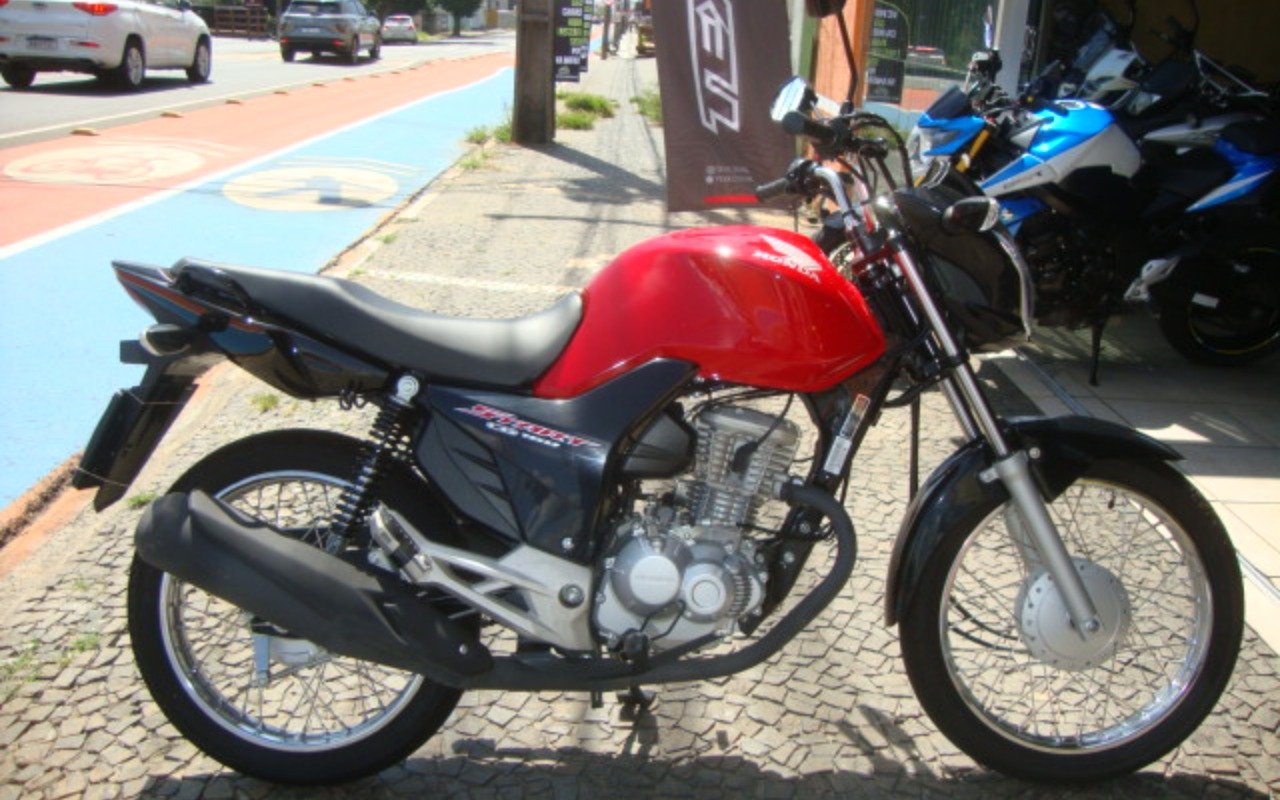 Honda CG 160 START  na cor Vermelho em Ponta Grossa / PR - 992177
