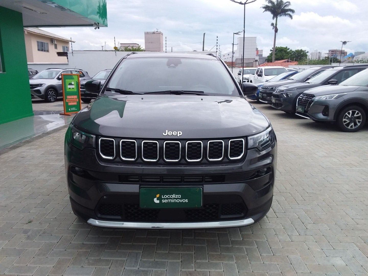 Jeep Compass LONG. T270 1.3 TB 4x2 Flex Aut. na cor Cinza em Blumenau / SC - 992226