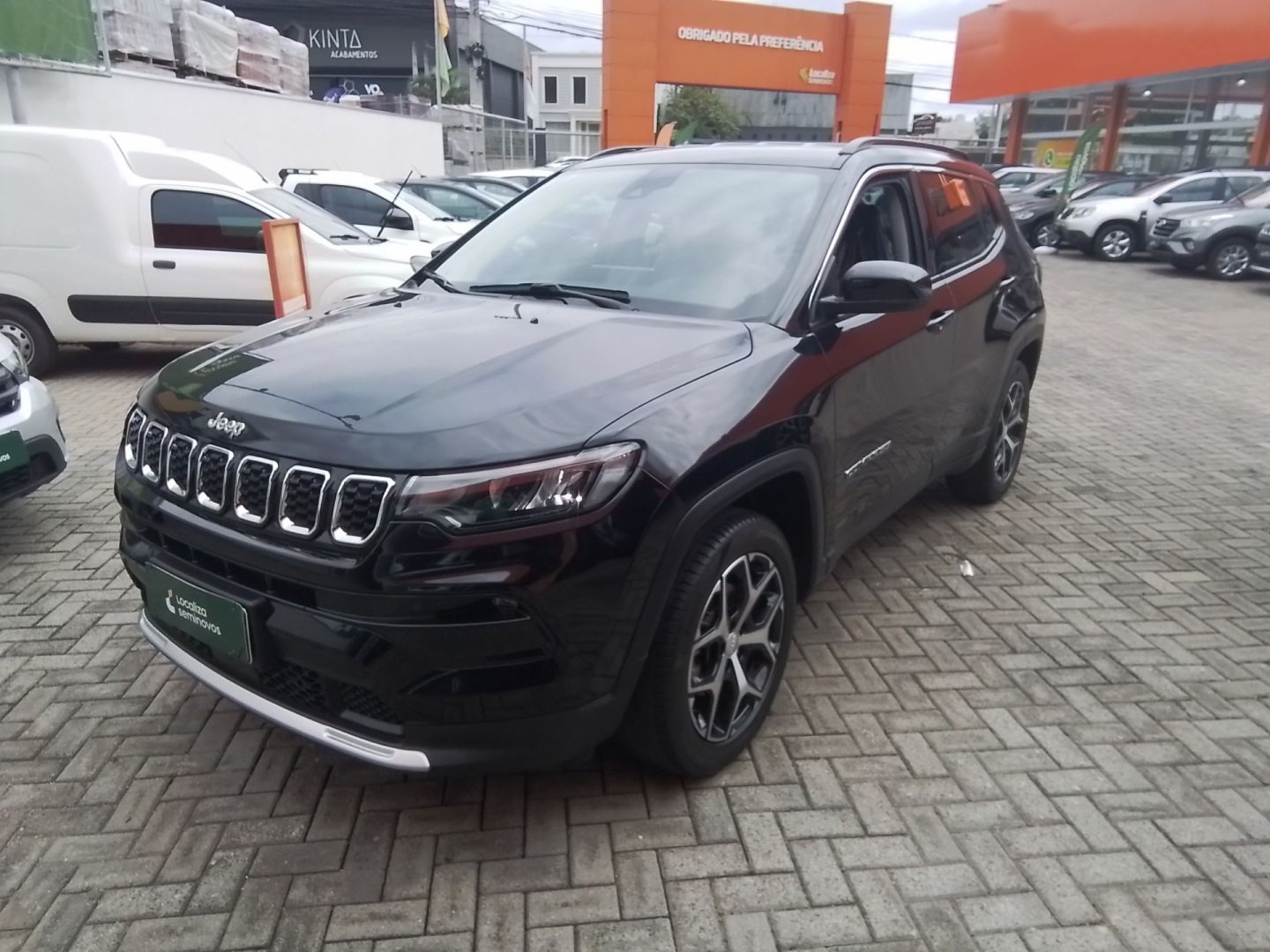 Jeep Compass LONG. T270 1.3 TB 4x2 Flex Aut. na cor Preto em Blumenau / SC - 992501